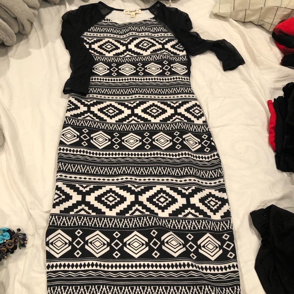 Tribal midi dress